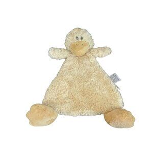 Nat & Jules Cozies-Daddles Plush Duck Lovey Security Blanket Yellow Demdaco Soft